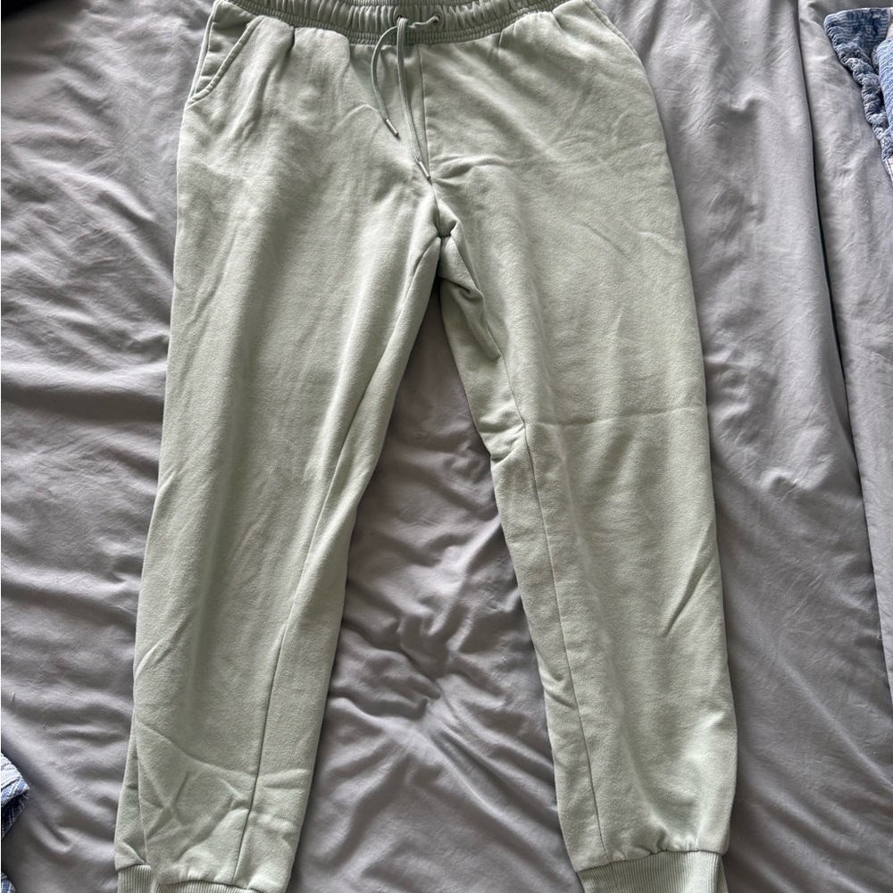 Auden Light Green Jogger Pants